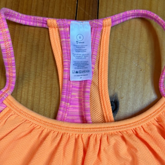 IVIVVA 8 Tangerine/Pink Double Dutch Layered Tank Top - Picture 5 of 6